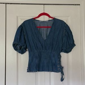 Denim Top